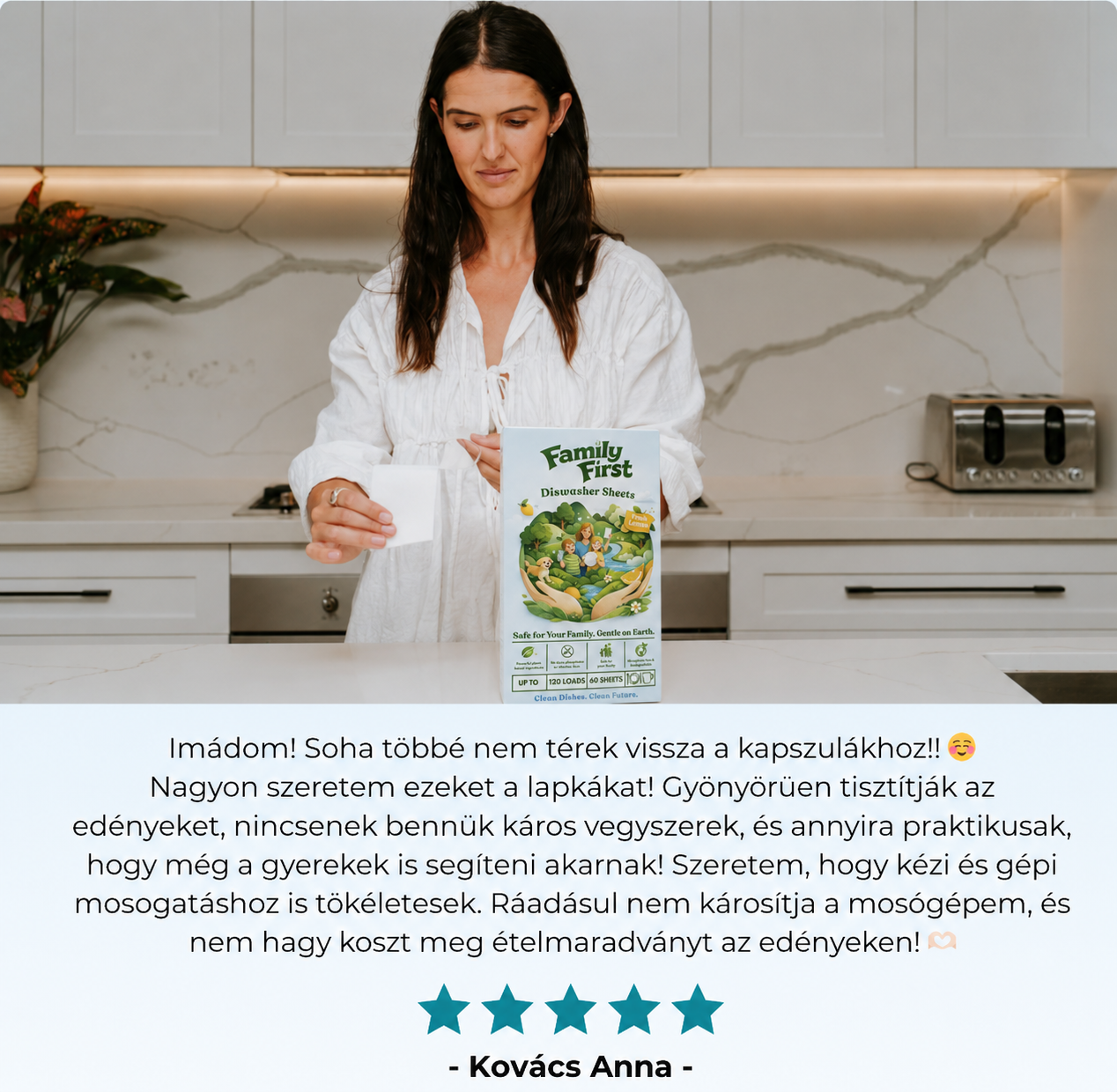 Környezetbarát mosogatólap (120db)