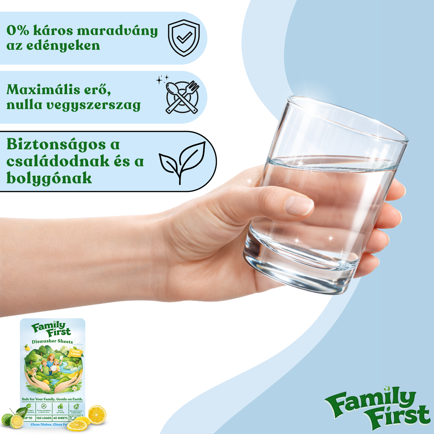 Környezetbarát mosogatólap (120db)