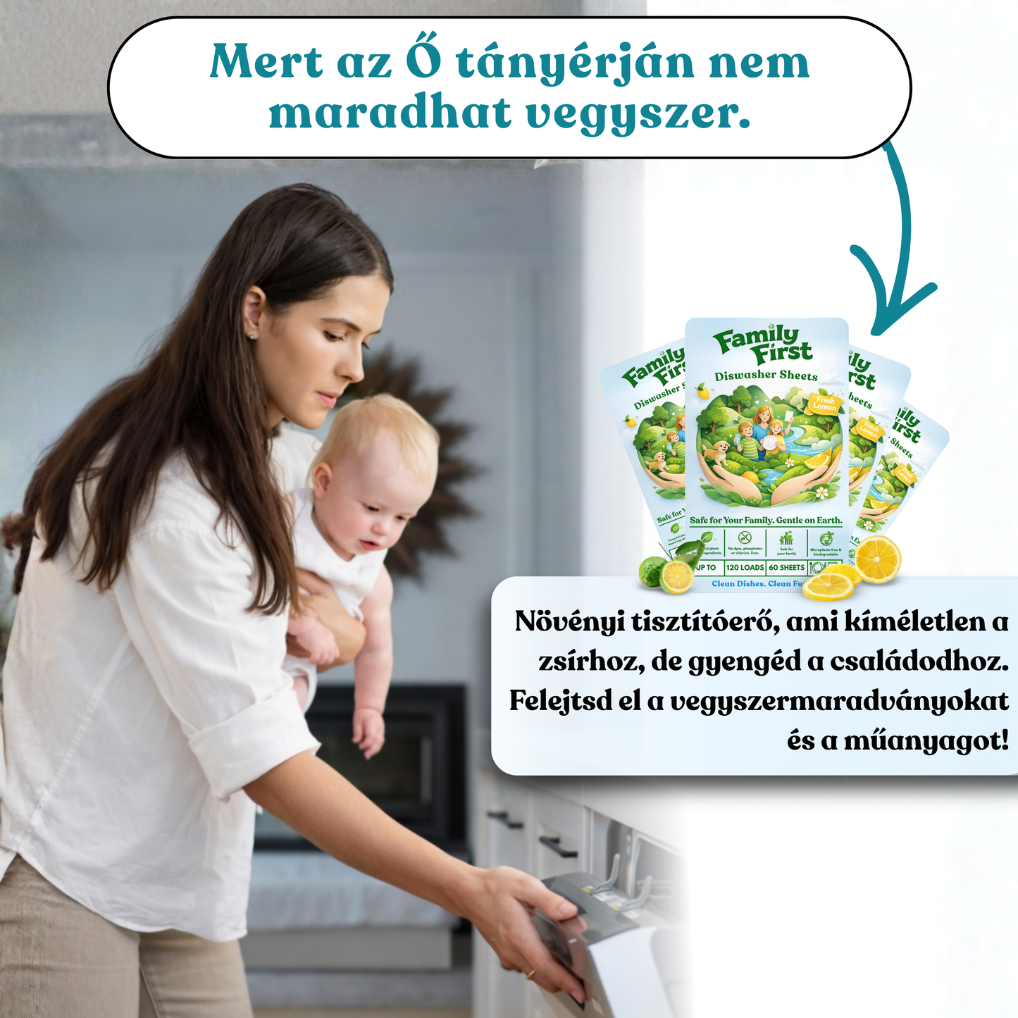 Környezetbarát mosogatólap (120db)